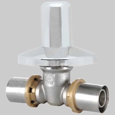 VALVOLA INCASSO CON CAPPUCCIO  20 x 20     ICMA