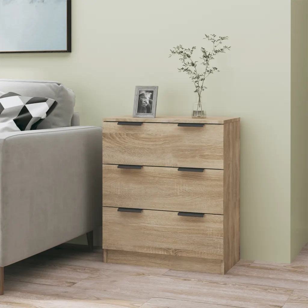 Credenza-Buffet-Armadio da cucina Rovere Sonoma 60x30x70 cm in Legno Multistrato 344265
