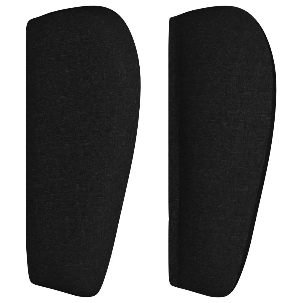 Testiera ad Orecchio Nera 183x23x78/88 cm in Tessuto 3117160
