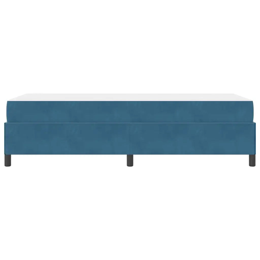 Struttura del letto-Giroletto-Rete del Letto Blu Scuro 100 x 200 cm Tessuto 182306