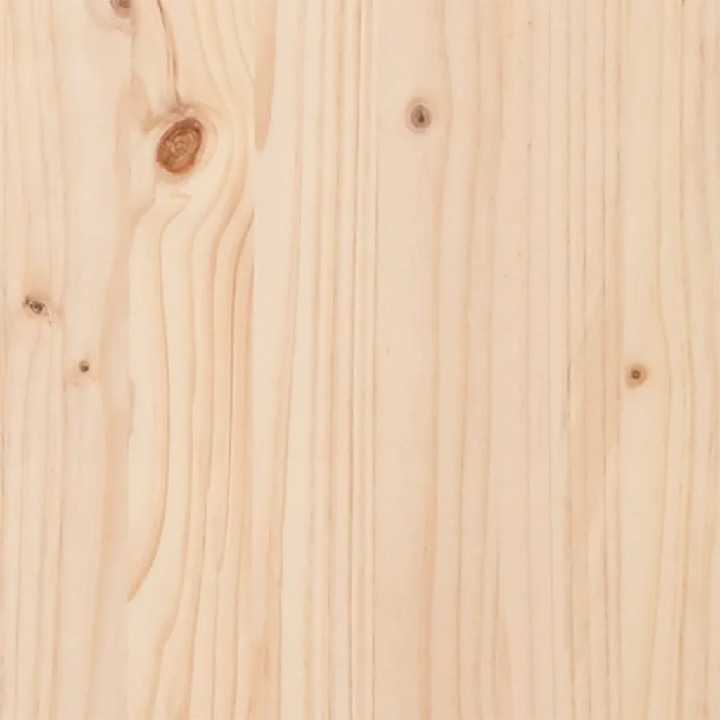 Tavolo da Pranzo Telaio a O 100x50x75 cm Legno Pino e Acciaio 3282675