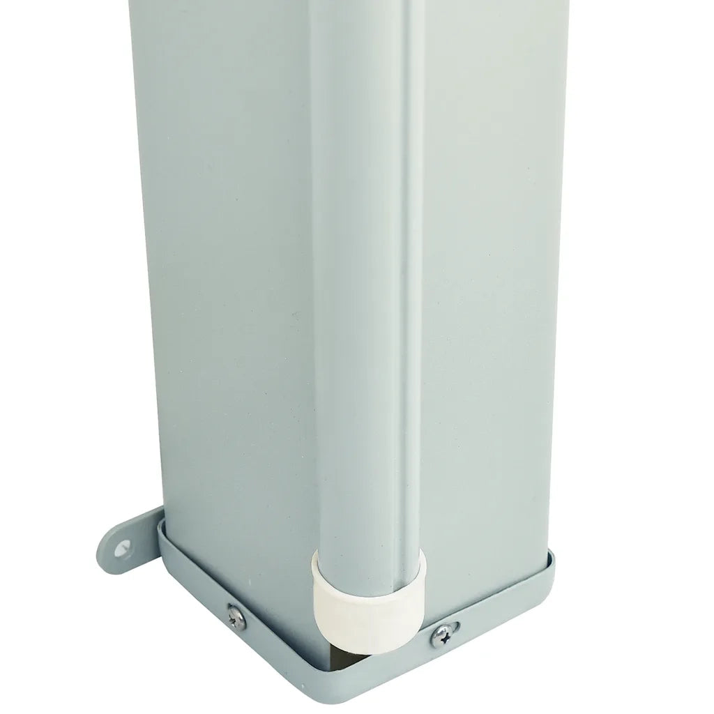 Tenda Laterale Retrattile per Patio-Tenda parasole per balcone 117x600 cm Grigia