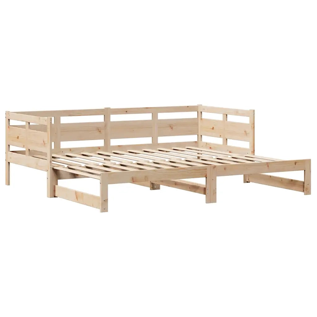 Divano Letto Estraibile con Cassetti senza Materasso 80x200 cm