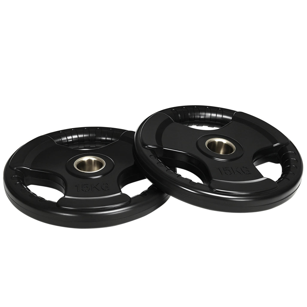 Dischi per Manubri 15 kg ¨C zephmum ¨C 2 Pezzi Gomma Antiscivolo