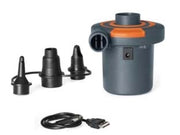 POMPA PER GONFIAGGIO 12/220V SIDEWINDER CON BATTERIE RICARICABILI  gr.378 (art.62155)    BESTWAY