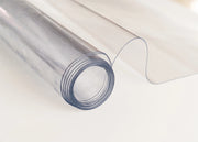 Tovaglia Antimacchia Plastificata PVC Trasparente Proteggi Tavolo - 140x500 - Trasparente