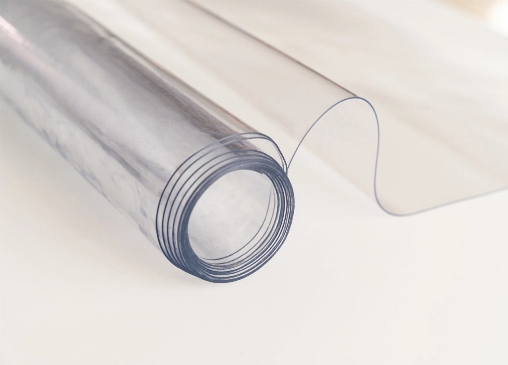 Tovaglia Antimacchia Plastificata PVC Trasparente Proteggi Tavolo - 140x500 - Trasparente