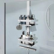 Doucherecuperatore in acciaio inossidabile - Maniglione per doccia con progetto telescopico - Pannello per doccia murale - Armadio per bagno - Resistente all'usura - Design moderno