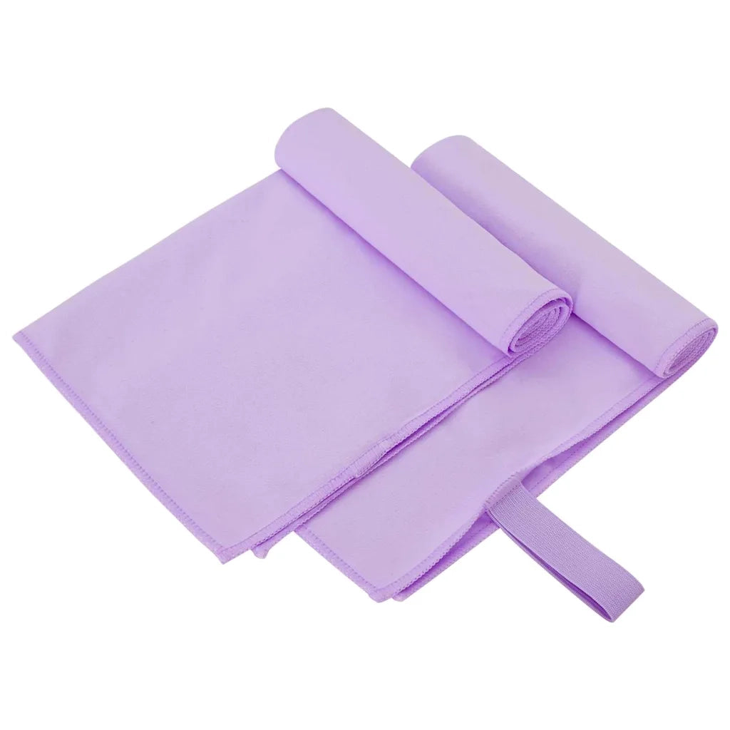 Asciugamani Sportivi 2 pcs Viola 50 x 30 cm 42011482