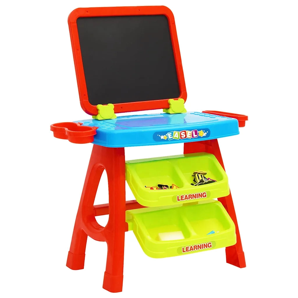 Set da Gioco 3-1 per Bambini con Cavalletto e Scrivania CFW2058703