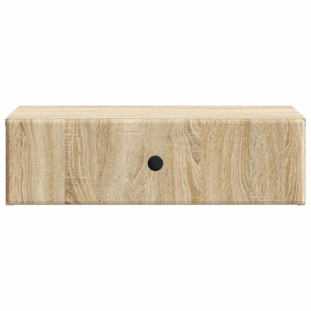 Tavolino da Parete Laterale | Tavolo laterale | Tavolino Rovere Sonoma 59 x 34,5 x 17 cm