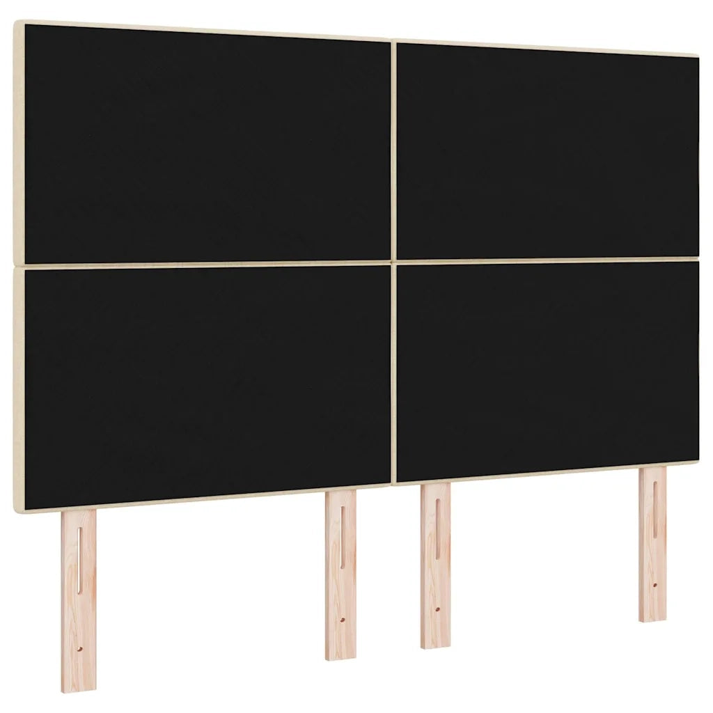 Testiera | Testata LED con strisce LED con Testiera | Testata Crema 160 cm Tessuto