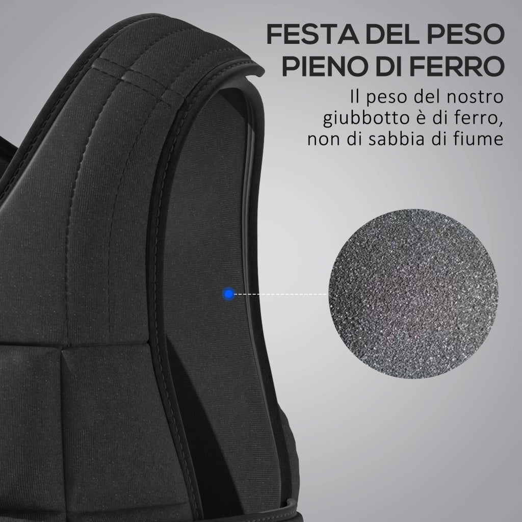Giubbotto Zavorrato ¨C Minimal ¨C 20kg Nero