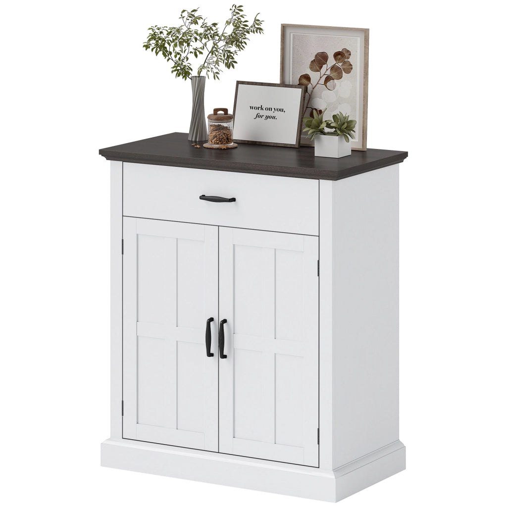 Armadio battente ¨C zephmum ¨C Bianco 75.2x40x91.5 cm