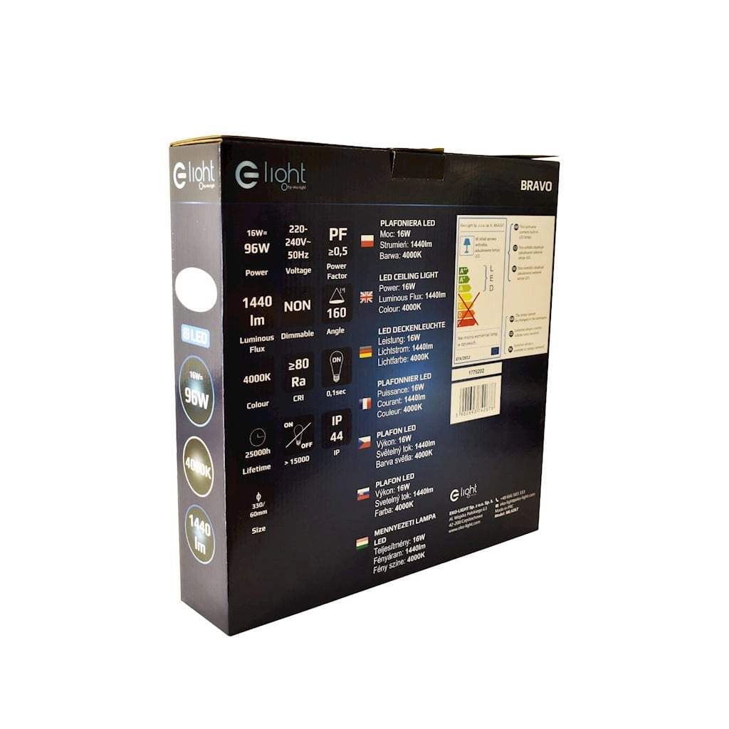 Plafoniera LED Milagro Bravo ML4267 16W 4000K 33cm