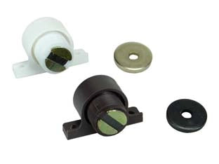CRICCHETTI MAGNETICI REGOLABILI- - mm.27x15x17h. attraz. Kg.2,5 marrone (RMS12) - 12 pezzi VAREC