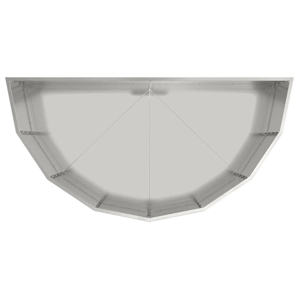 Fioriera Argento 120 x 60 x 50 cm Acciaio zincato 883708