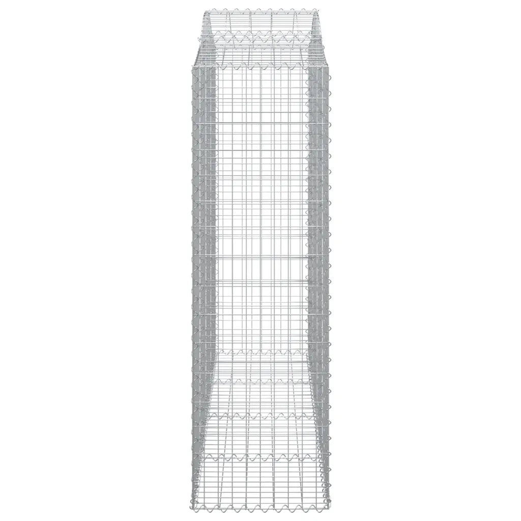 Cesti Gabbioni ad Arco 13 pz 200x50x160/180 cm Ferro Zincato 3145714