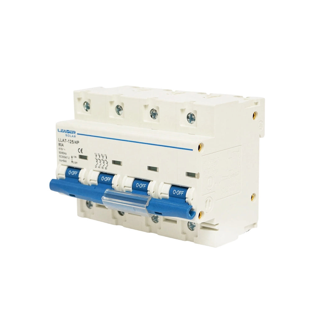 Interruttore automatico tipo 4P-80A-415VAC Leader