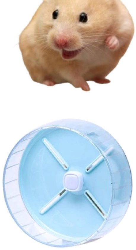 Flessibile Hamsterwiel con Disegno Stil - Antiscivolo - Flessibile per Esercizio - Flessibile per Hamster - Adatto per Gerbillo/Dwerg/Syrisco Hamster - 26 cm