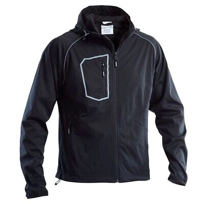 GIUBBINO SOFTSHELL CON CAPPUCCIO 'FASTEN' NERO Tg. L (52-54)