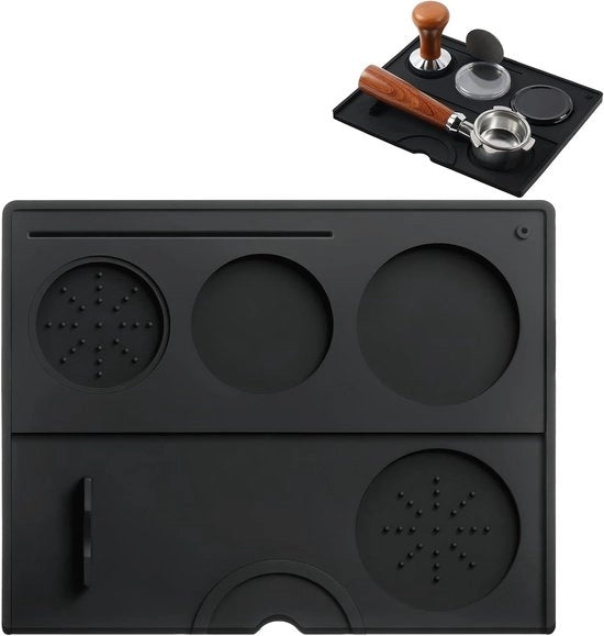 Tampermat in Silicone 25x20 cm - Antiscivellamento per Barista - Grande Formato