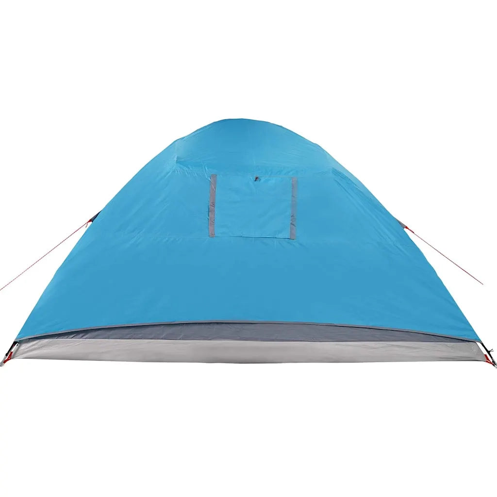 Tenda da Campeggio a Cupola per 4 Persone Blu Impermeabile 94724
