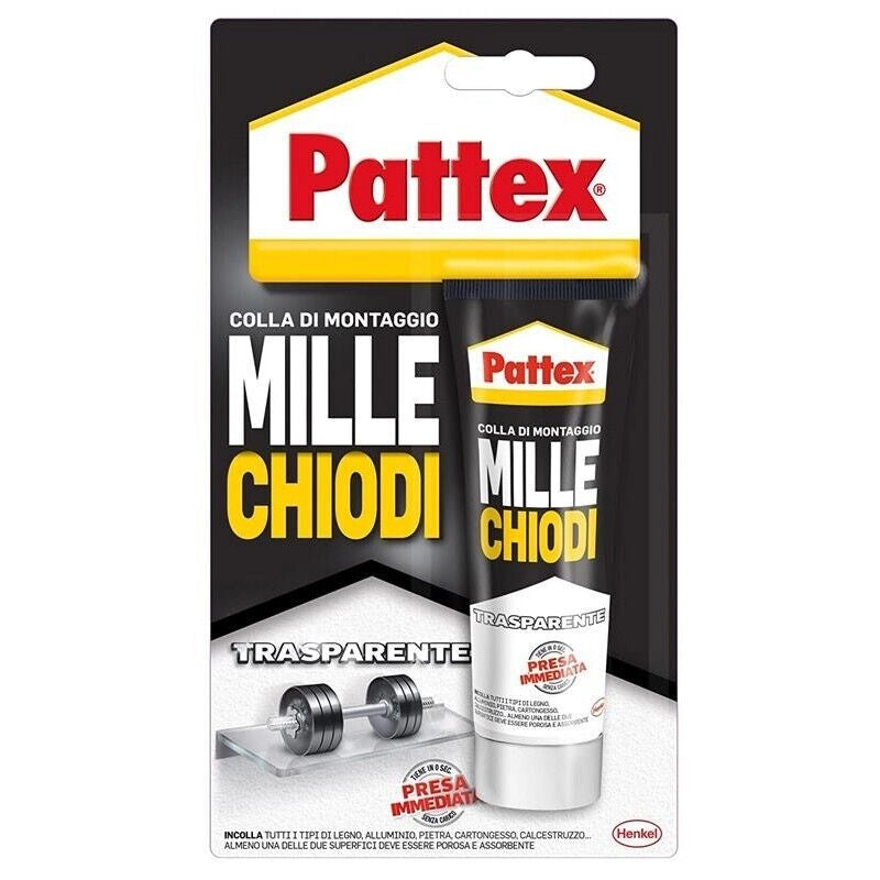 PATTEX MILLE CHIODI TRASPARENTE 40 GR