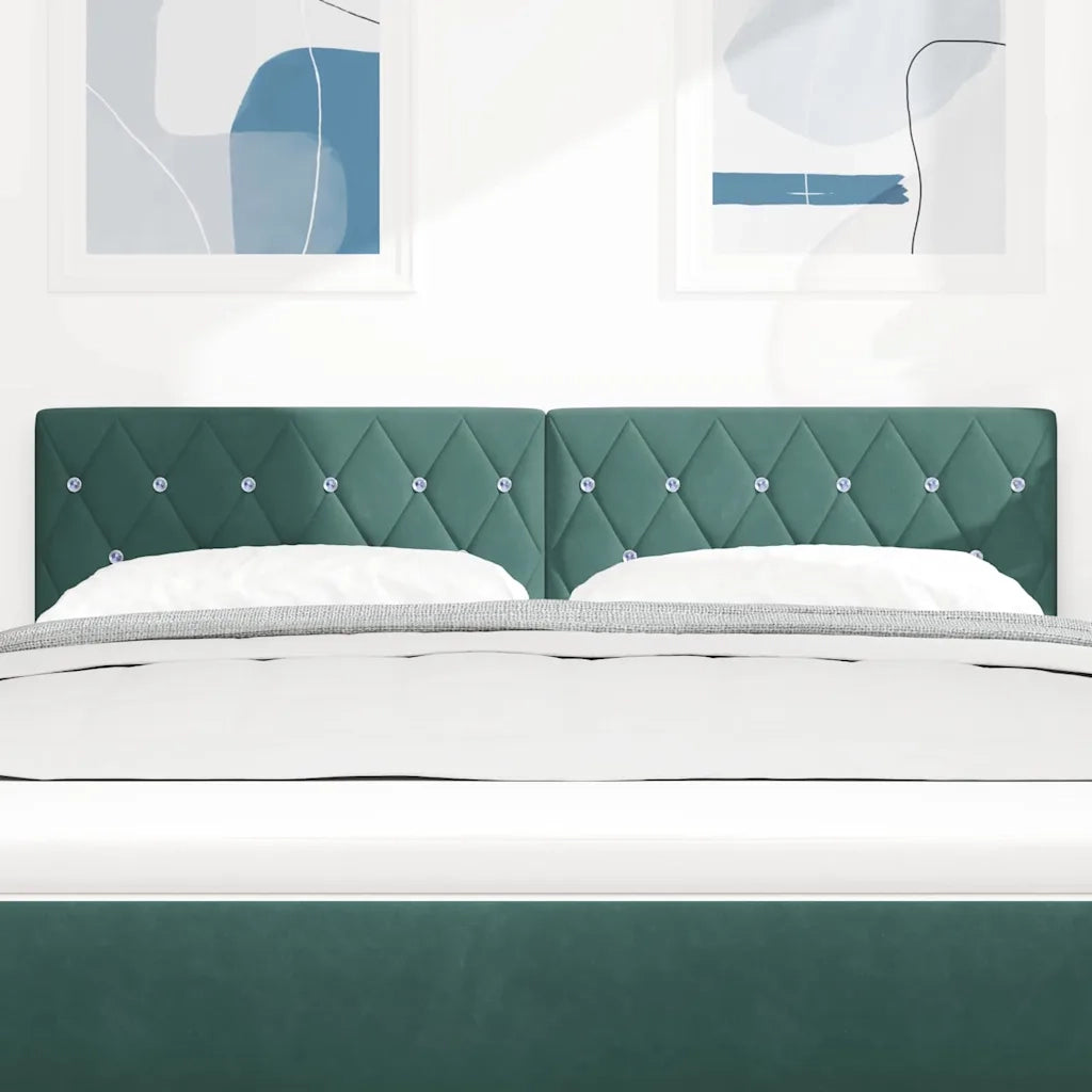 Testiera | Testata Verde Scuro 144 cm Velluto