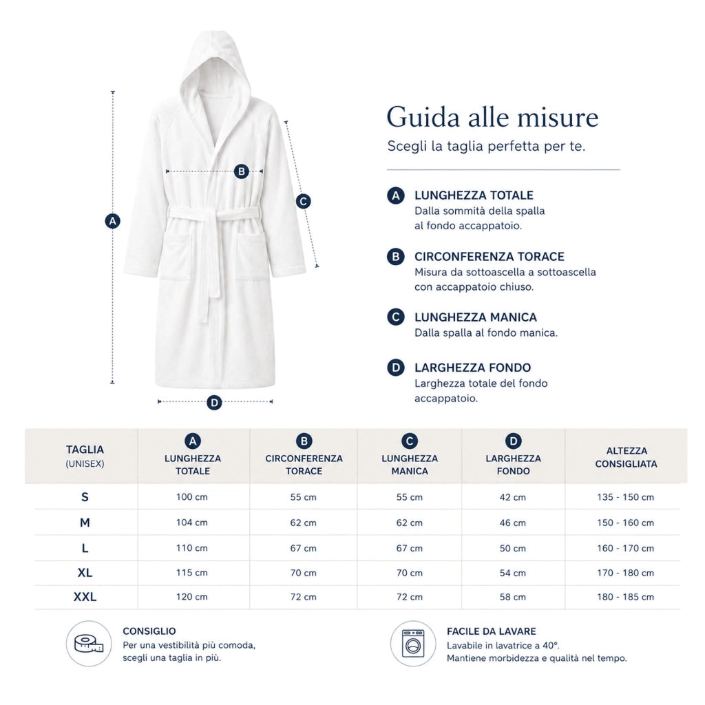 Satoka, Accappatoio 100% Cotone con Cappuccio, Marrone Sabbia