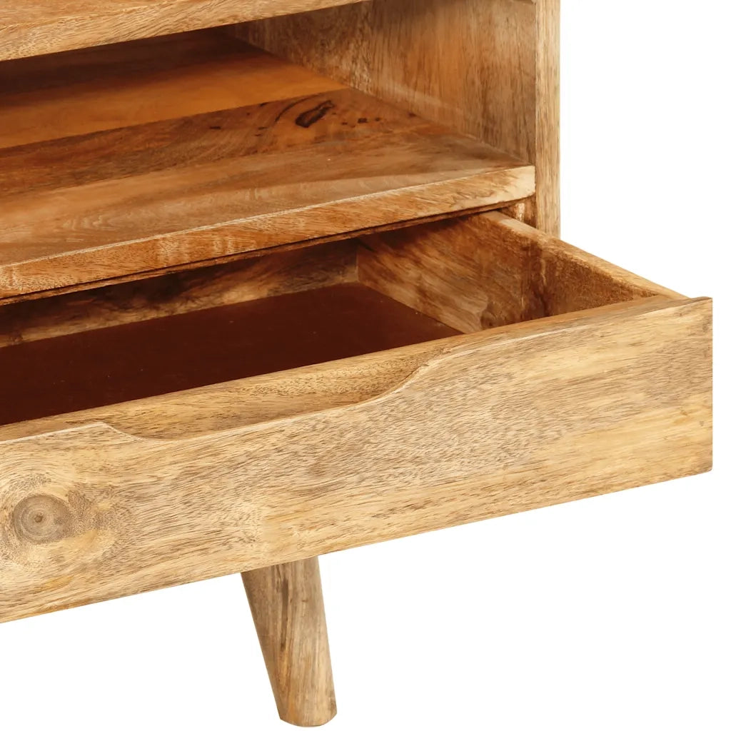 Mobile Porta TV 110x30x41 cm in Legno Massello di Mango 352783