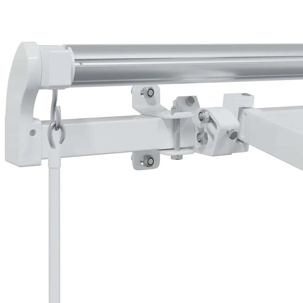 Struttura della tenda-Telaio per tenda da sole Bianco 4 x 2 m Metallo 131622