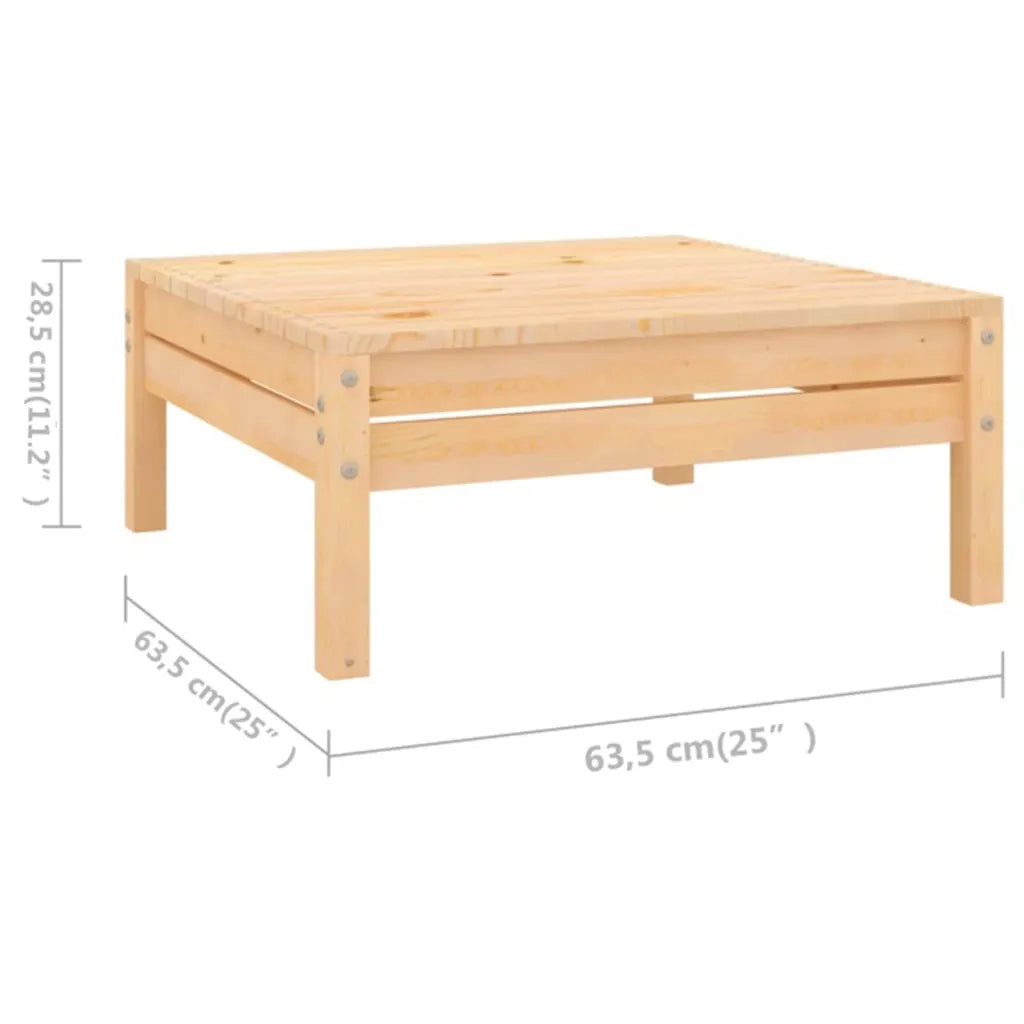 Set Divani da Giardino 5 pz in Legno Massello di Pino cod mxl 43128