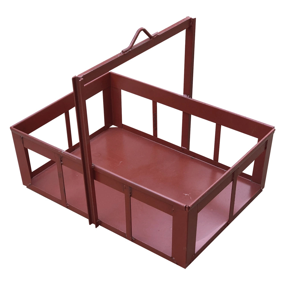 CESTA PORTAMATTONI 50x50xH25x H. tot.62 manico fisso  - Senza Marca