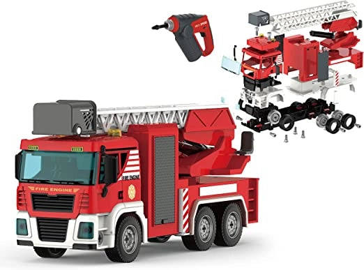 Teorema 67315 - Camion dei Pompieri Smonta e Rimonta con Luci e Suoni