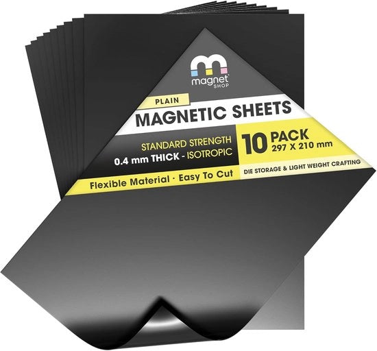 Veline Magnetiche per Attività Creative - 10 Pezzi