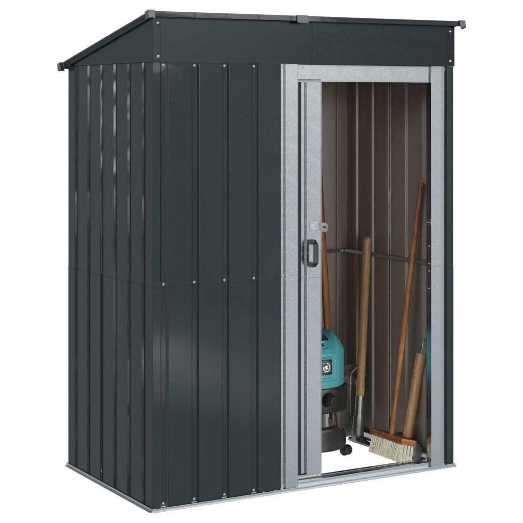 Casette da giardino Antracite 137 x 81 x 180 cm Metallo CFW7308862