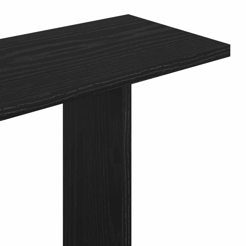 Scaffale da parete Rovere Nero 100 x 20 x 126 cm 8012061