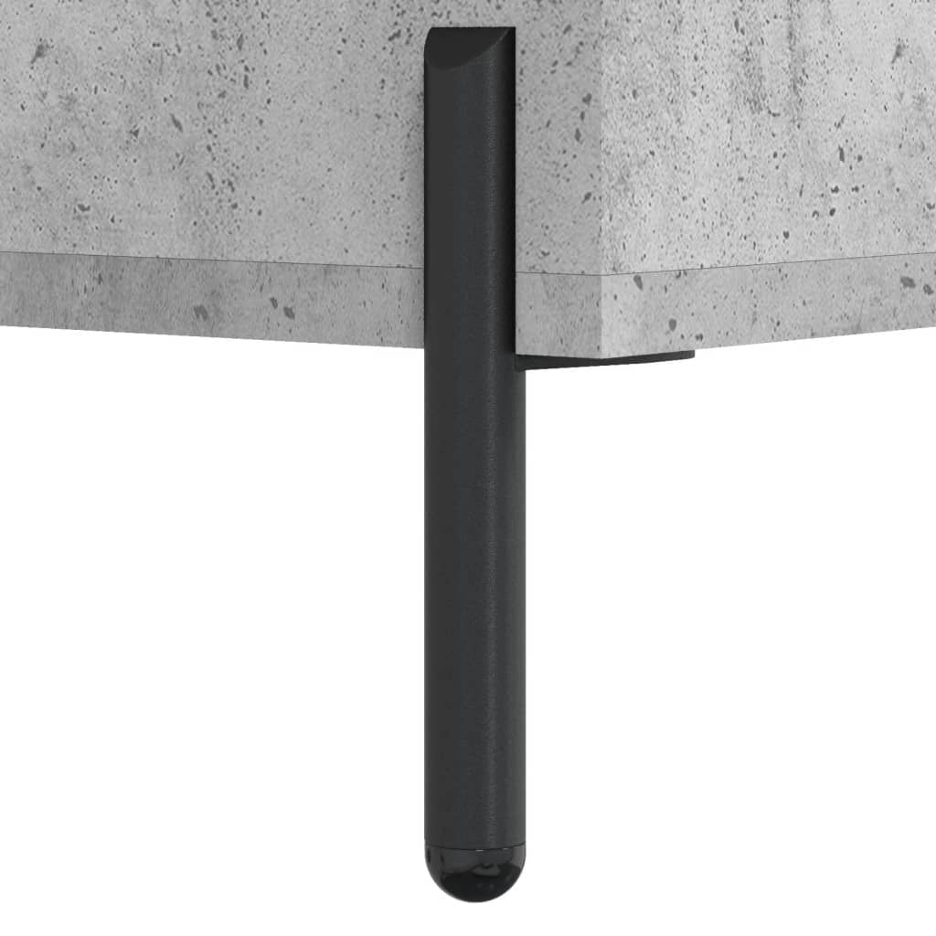 Scrivania tavolo postazione di lavoro mobile per computer studio 140 x 50 x 75 cm legno ingegnerizzato grigio 02_0023838