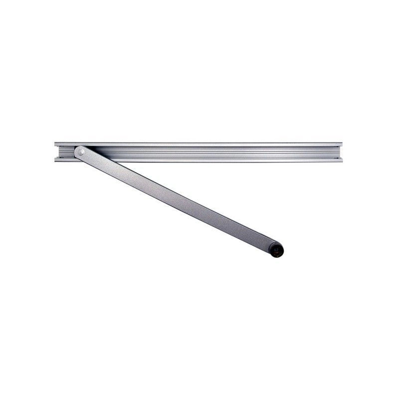 GEZE 102280775 TS 3000-5000 Braccio a Slitta per Chiusura Porte Finitura Senza Bloccaggio colore Argento