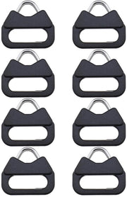 Adattatore a forma di triangolo per anello di fissaggio - Adatto per cinture di spalla - 4 pezzi con cappuccio in plastica - Per Leica Panasonic Fuji