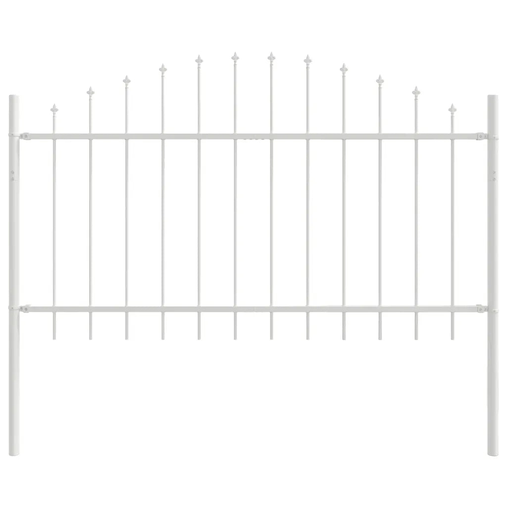 Recinzione per Giardino | Recinzione da cortile Woerden Bianco 170 x 140 cm