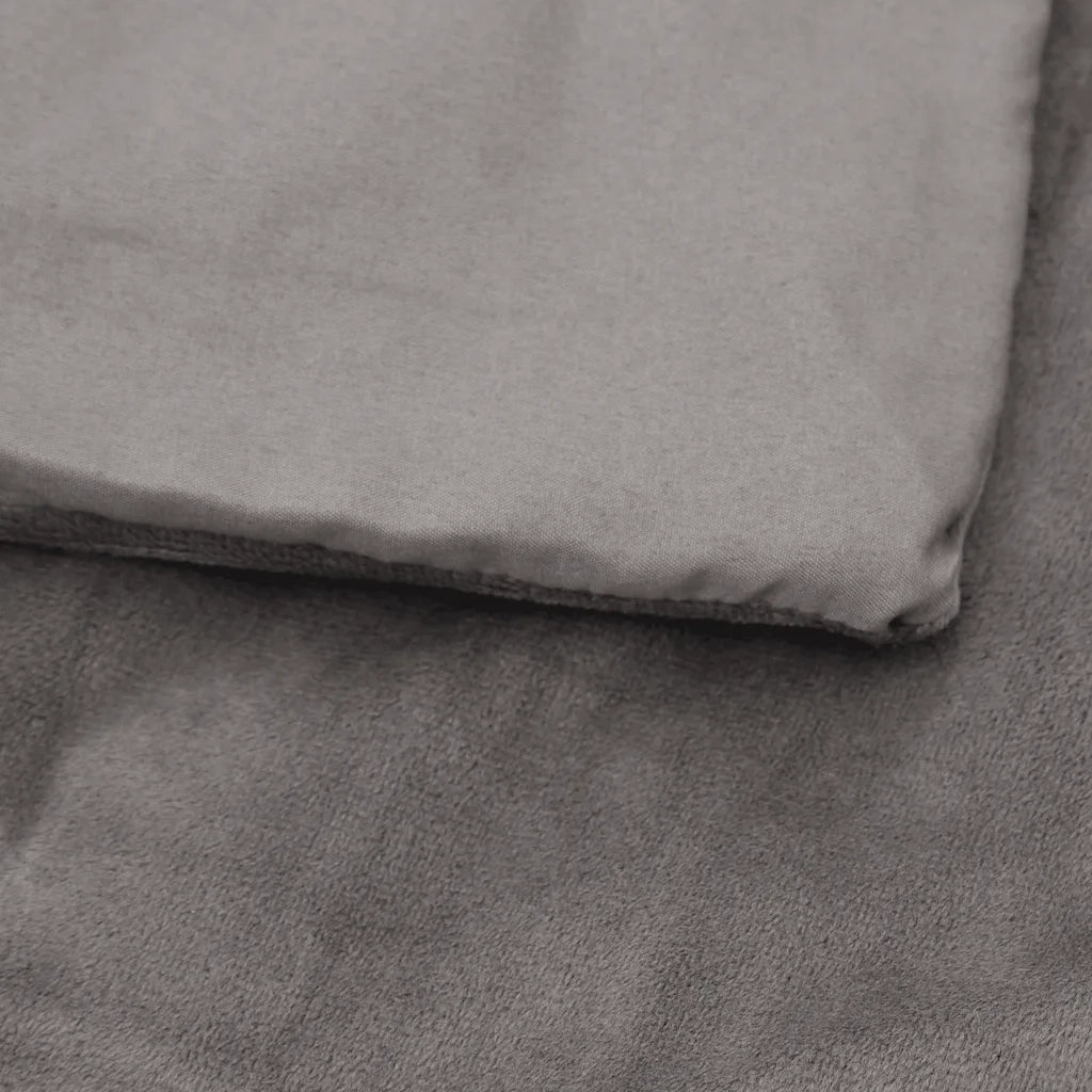 Coperta Ponderata con Copertura Grigia 120x180 cm 9 kg Tessuto 350825