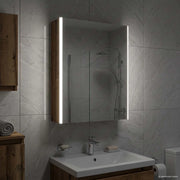 Mobiletto per specchio da bagno Legno vecchio 889237