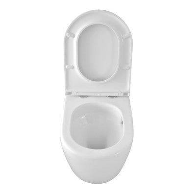 Wc filomuro con scarico a vortice e copriwc soft-close Tao