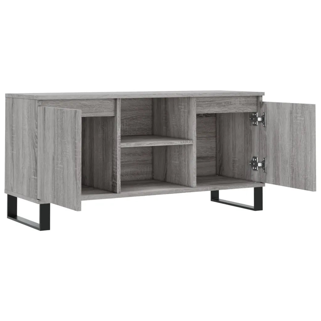 Mobile TV | Armadietto TV | Mobile Porta TV Grigio Sonoma 104x35x50 cm in Legno Multistrato