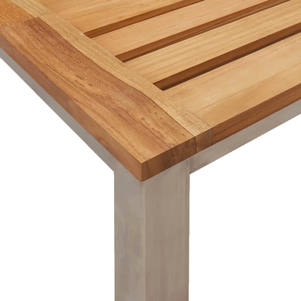 Set da Pranzo per Giardino 3 pz | Set Salotto da Giardino Legno di Acacia Massello
