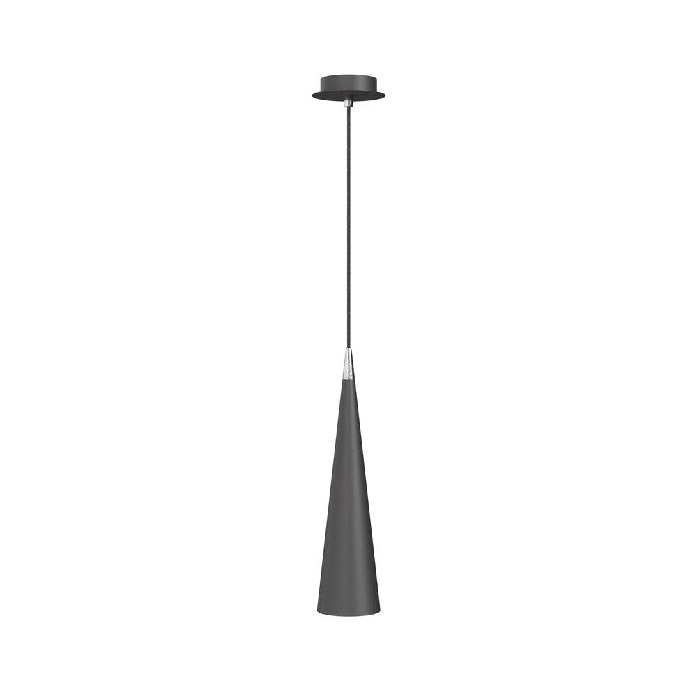 Lampada a sospensione Maytoni Nevill nera metallo GU10