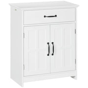 Mobile Bagno con Ante, Cassetto e Ripiano Regolabile ¨C Minimal ¨C Bianco 60x30x75