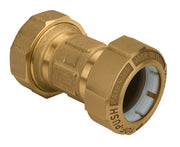 RACCORDO DRITTO IN OTTONE DOPPIO TOF-PUSH ø40   EFFEBI S.P.A.